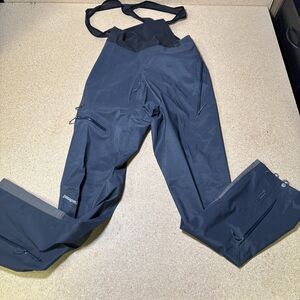 NWT Patagonia Dual Aspect Bibs Men's M Alpine Climbing Recco Smolder Blue $399